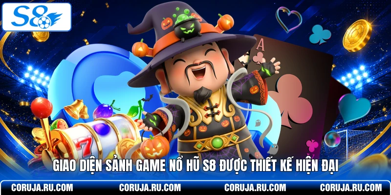 Giao diện sảnh game nổ hũ S8 được thiết kế hiện đại